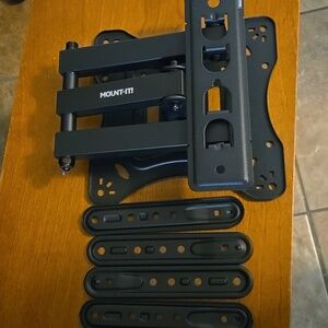 Mount-It! Black TV Wall Mount